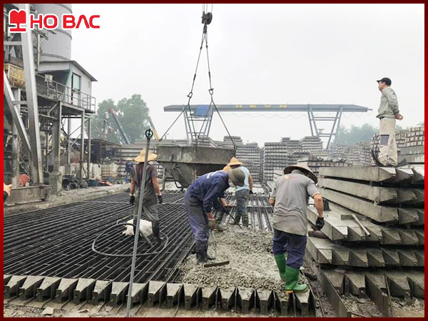 Sản xuất cọc bê tông cho công trình cải tạo